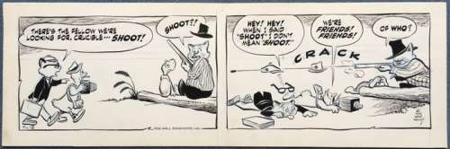 Original Comic Strip Art By Walt Kelly - Pogo - Daily - (1962) | Catawiki