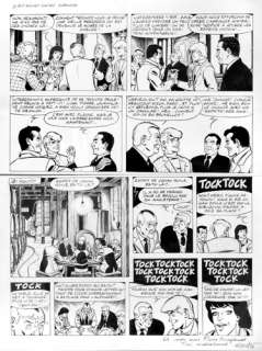 Tibet | Ric Hochet, planche n°5 Ã  l’encre de Chine de l’… | Banque Dessinée