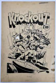 Knockout Comics Original Cover Art | Weiss Auctions