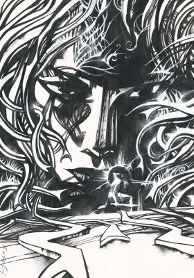 Danijel Zezelj | Illustration Medusa | Galerie Glénat