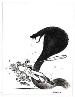  BÉDU - CLIFTON, couverture originale - Le Baiser du Cobra