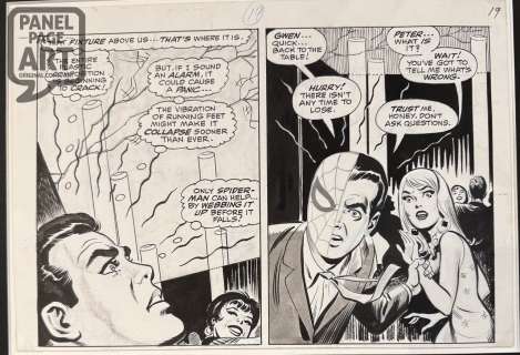John Romita Sr | Spectacular Spider-Man Magazine Page 19 | Panel Page Art