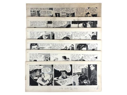Lot 396 - (6) David Wright Carol Day Comic Daily Strips