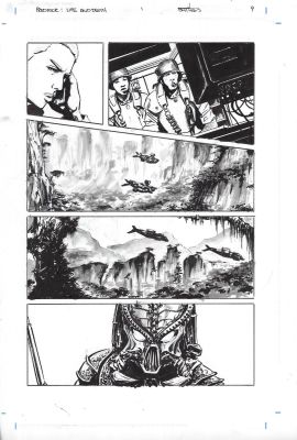 Brian Thies | Predator Life And Death Issue 01 Page 09 | Splash Page