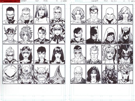 Dan Mora | Covers / Pinups Issue Dc Ko # 1 Page Cover | Kwan Chang