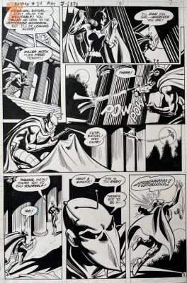 Irv Novick Frank McLaughlin | Batman 311 Pg 5 (Dc, 1979) Batgirl Vs Killer Moth | Will’s Comic Art Page