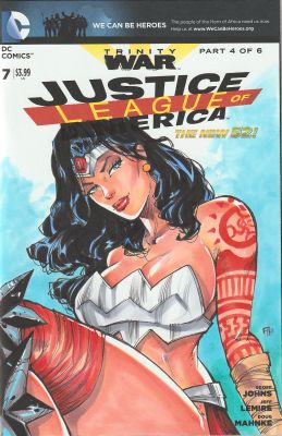 Rb White | Wonder Woman Sketch Cover | Raremarq (Buy It Now)