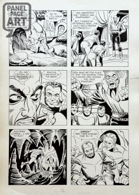 Steve Ditko | Flash Gordon 40 Page 16 - Unpublished | Panel Page Art