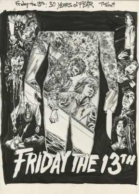 Jeff Zornow | Friday the 13Th, 30 Years of Fear- T-Shirt Design | Albert Moy