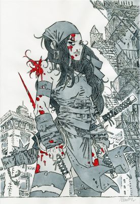 Simon Gane | Elektra Pinup | ComiConArt