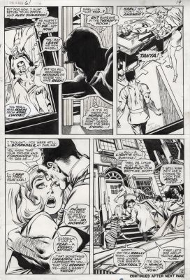 Adams, Neal - Uncanny X-Men #61 Pg 12, All of the X-Men Check on Havok, Who Has Been Receiving Treatments From Sauron