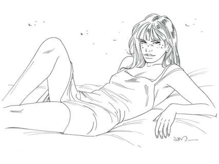 Jim (Terrasson, Thierry) - Original drawing - Marie - One night in Rome | Catawiki