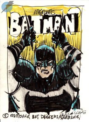 Paul Pope | *Sketches/Prelims/Studies* Issue Absolute Batman Page 2 | Felix Comic Art