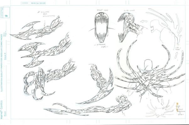 Tom Lyle | Carnage Early Style Guide Drawings | Romitaman