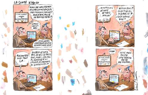 Vuillemin Philippe | Gag original complet de Philippe VUILLEMIN : La santé d’abord | Galerie Napoléon