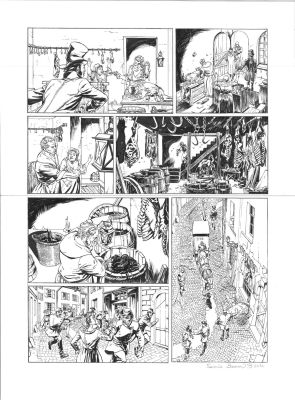 Banovic Sinisa | Planche originale de Vidocq par Sinisa BANOVIC | Galerie Napoléon