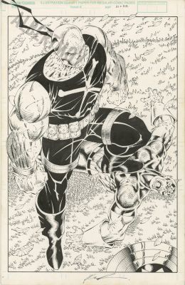 Rob Liefeld | Captain America Page 21 And 22 | Albert Moy
