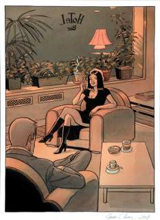 Denis (Jean-Claude) | Quelques mois Ã  l’Amélie, illustration Ã  l’encr… | Banque Dessinée