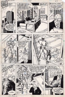 John Romita Jr | Iron Man 128 Page 23 | Panel Page Art