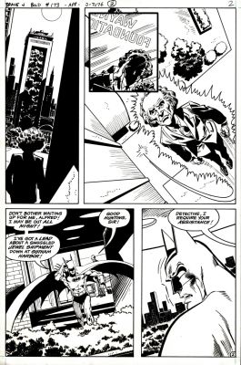Jim Aparo | Brave And the Bold #173 P 2 (The Guardian of the Universe Finds....the Batman! Nice Large Panels!) 1980 | Romitaman