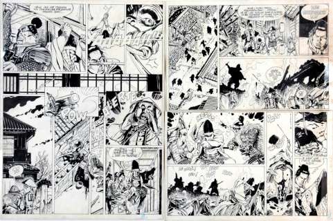 Michetz | Kogaratsu, planches n°11 et 12 Ã  l’encre de Chin… | Banque Dessinée