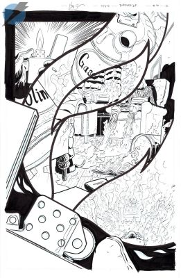 Hayden Sherman | Batman: Dark Patterns Issue 10 Page 2 | Felix Comic Art