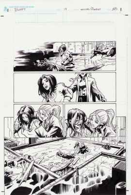 Karl Moline | Buffy the Vampire Slayer #19 Pg.25 - Interior Page | Anthony’s Comic Book Art