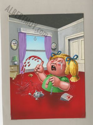 John Pound | Garbage Pail Kid- Bloody Mary Page 298 | Albert Moy