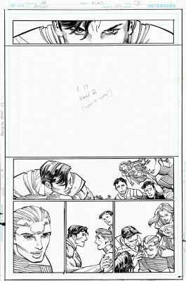 John Romita Jr., Klaus Janson | Action Comics #1027 P 19 (Supergirl, Superman, 2 Superboys, & Brainiac 5!) 2020 | Romitaman