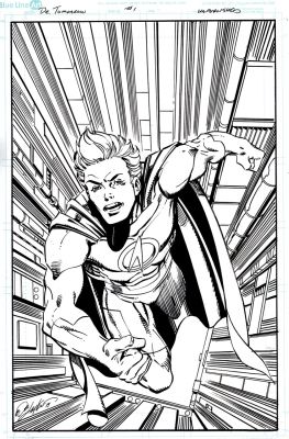 Bob Layton | Dr. Tomorrow #1 Unpublished Cover (Awesome Image of Valiant Hero!) | Romitaman