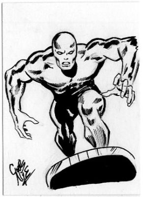 Chris Nye | Silver Surfer Sketchcard | Catskill Comics