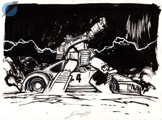 Daniel Warren Johnson | Transformers Issue Jazz Page Sketch | Felix Comic Art