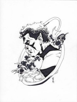 Jason Johnson | Nightcrawler Headshot X-Men | TDArt