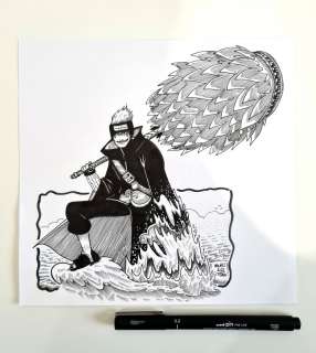 Ottami | Dessin original de l’Inktober 2021 : Kisame de Naruto ! | 2DGalleries