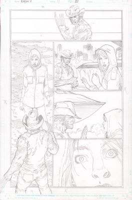 Georges Jeanty | Weapon X #11 P.20 - Logan - 2003 | Anthony’s Comic Book Art