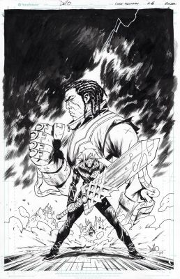 Maxi Dallo | Lost Fantasy Cover Issue 06 Page Cover | Splash Page