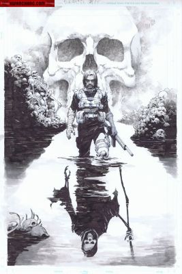 Jerome Opena - Covers / Pinups Issue Brzrkr # 12 Page Cover