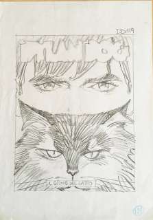 Stano, Angelo - original sketch for the cover of "Dylan Dog" | Catawiki