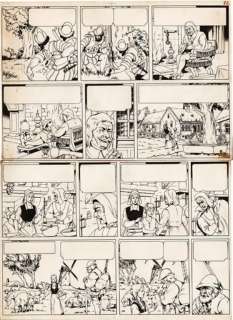 Vandersteen. Planche du vol 1 de Thyl Ulenspiegel | BDEnchères