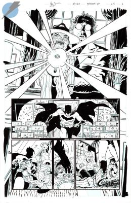 Hayden Sherman | Batman: Dark Patterns Issue 5 Page 1 | Felix Comic Art