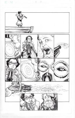 Siya Oum | Lady Mechanika the Devil in the Lake 3 Pg 10 | TDArt