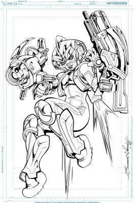 Eduardo Francisco | Ame-Comi Girls ’Alana Strange’ Early Style Guide Pinup (2013) | Romitaman