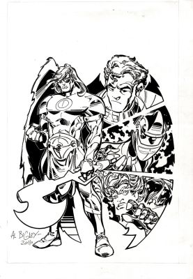 Al Bigley | War Guard #1 Cover (The Archangel Michael Leads the Greatest Warriors!) 2011 | Romitaman