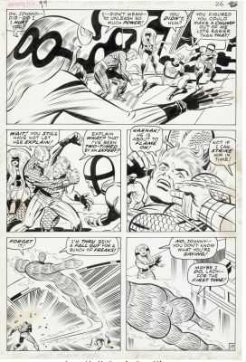 Jack Kirby, Joe Sinnott | Fantastic Four Issue 99 Page 17 | Albert Moy