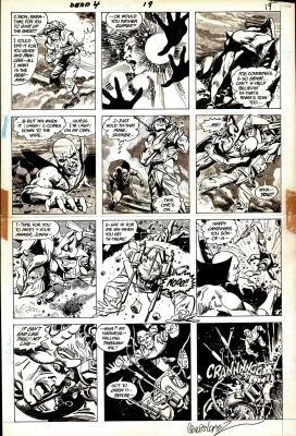 Jose Luis Garcia Lopez - Deadman #4 P 19 (Fantastic 12 Panel Deadman Battle Page Culminating This Series!