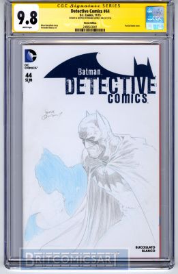 Frank Quitely | Detective 44 Batman Sketch Cover By Frank Quitely Cgc 9.8 Issue 44 Page 0 | BritComicsArt
