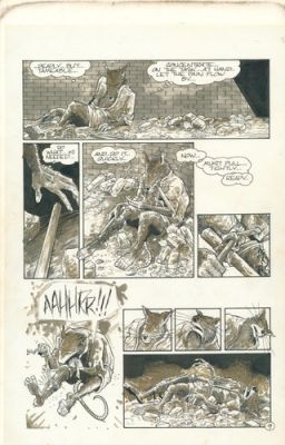 TMNT Teenage Mutant Ninja Turtles Original Art #54 Page 9 City At War 1st Series | eBay US (Buy It Now)