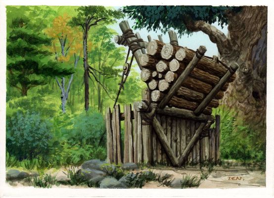Den Beauvais | Pirate Log Platform - Guardians Published Collectible Fantasy Card Painting (1990S) | Romitaman