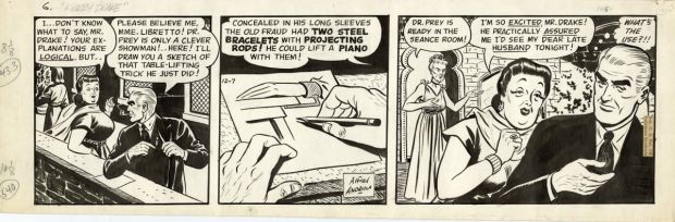 Alfred Andriola | Andriola, Alfred - Kerry Drake Daily 12/7 1946 - Kerry And the Matrons | Cool Lines Art