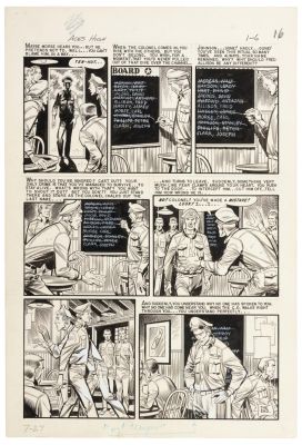 [Original Comic Art] JACK DAVIS * Iron Man" Page 5 * ACES HIGH No. 6" | PBA Galleries